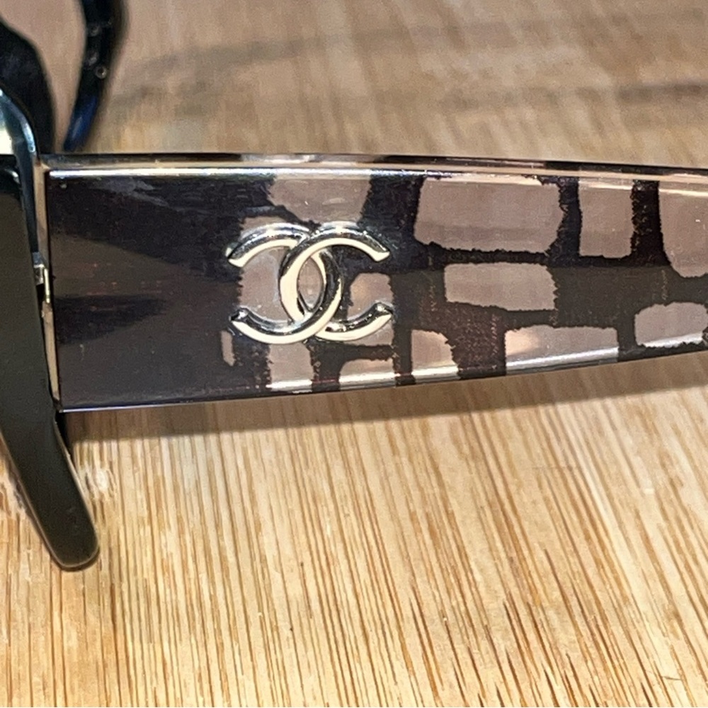 Chanel Black and clear sunglasses/eyeglasses frames only - Picture 9 of 12